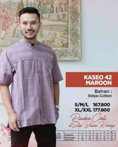 SEPLY KASEO 42 MAROON